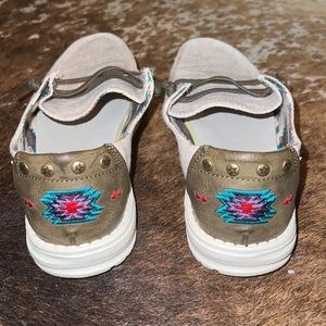 Custom Aztec Leather Hey Dude